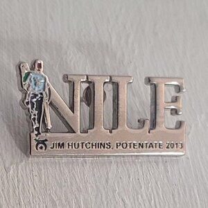 Nile Shriners Mountlake Terrace WA USA 2013 Lapel Pin - Jim Hutchins Potentate